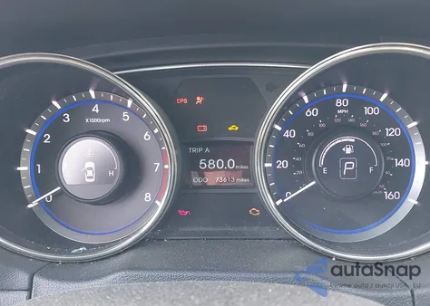 2011 Hyundai Sonata Se из США, поврежденный, VIN 5NPEC4AC9BH038247